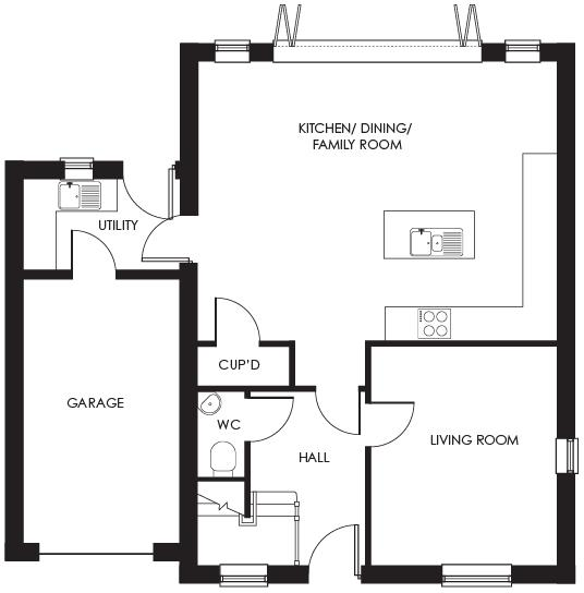 Plot 14 Derrington Meadows, Ditton Priors, Bridgnorth floorplan