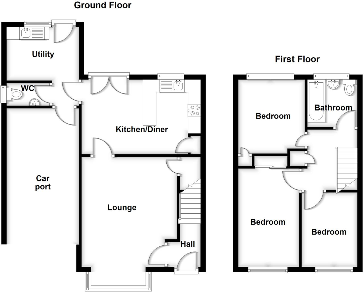 Quail Ridge, Ford, Shrewsbury floorplan