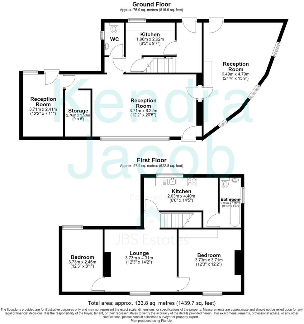 Hangar Hill, Whitwell floorplan