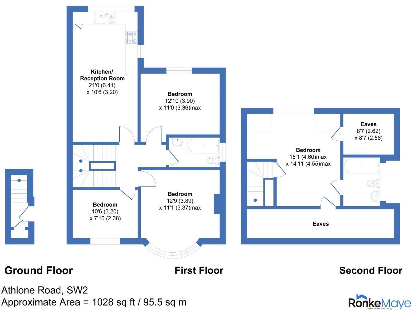 Athlone Road, London floorplan