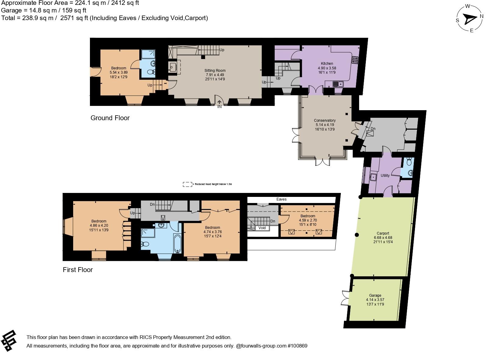 Manor Road, Sandford St. Martin, Chipping Norton, Oxfordshire floorplan