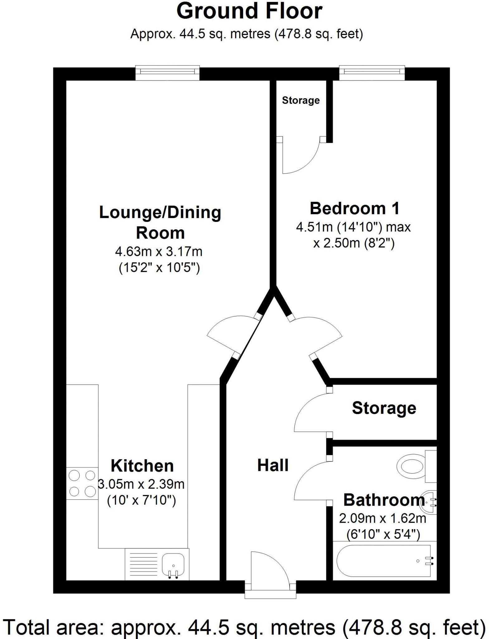 Boteler Court, Elphins Drive, Warrington floorplan