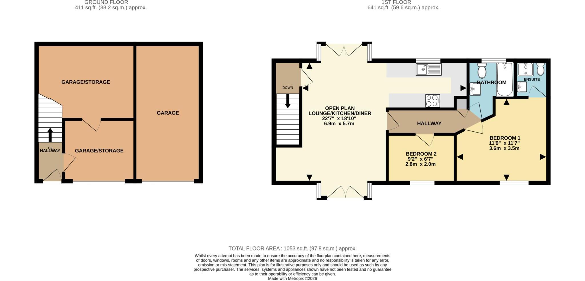 Samuel Jones Crescent, Little Paxton floorplan