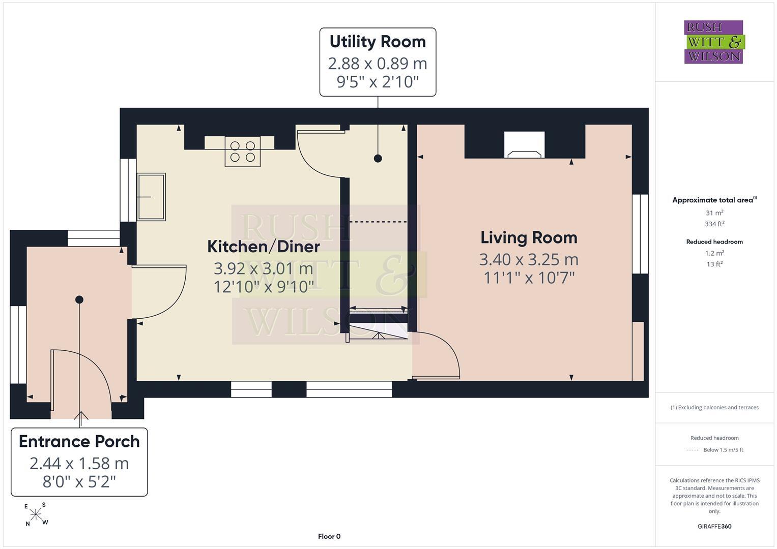 Telham Terrace, Battle floorplan