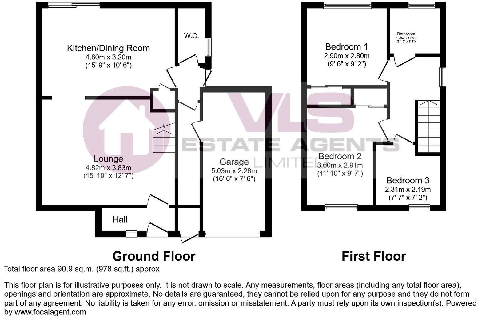 Oakwood Road, Shefford, SG17 5JZ floorplan
