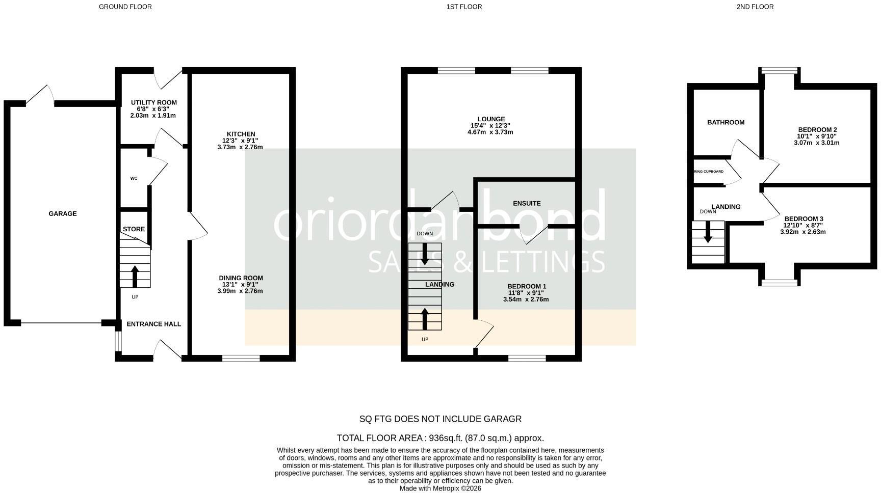 Poppyfield Road, Wootton, Northampton NN4 floorplan