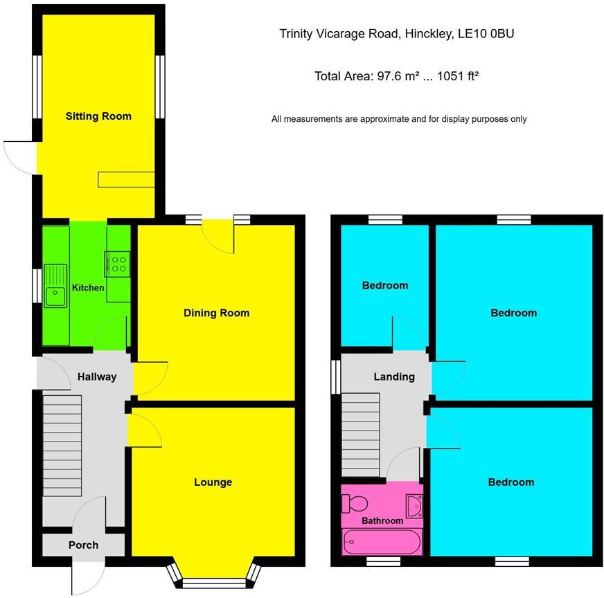 Trinity Vicarage Road, Hinckley floorplan