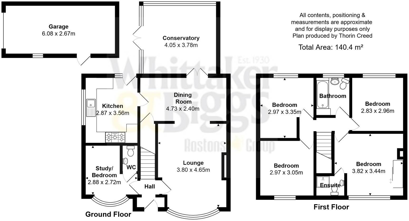 Southborough Crescent, Bradeley floorplan