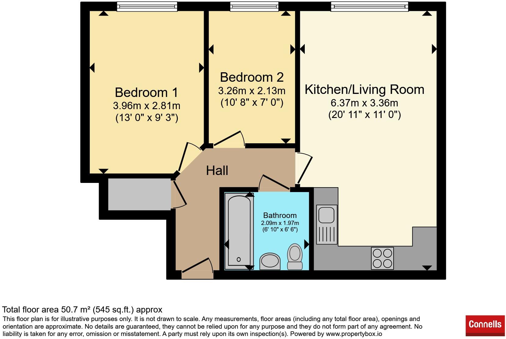 Northwood Street, Birmingham floorplan