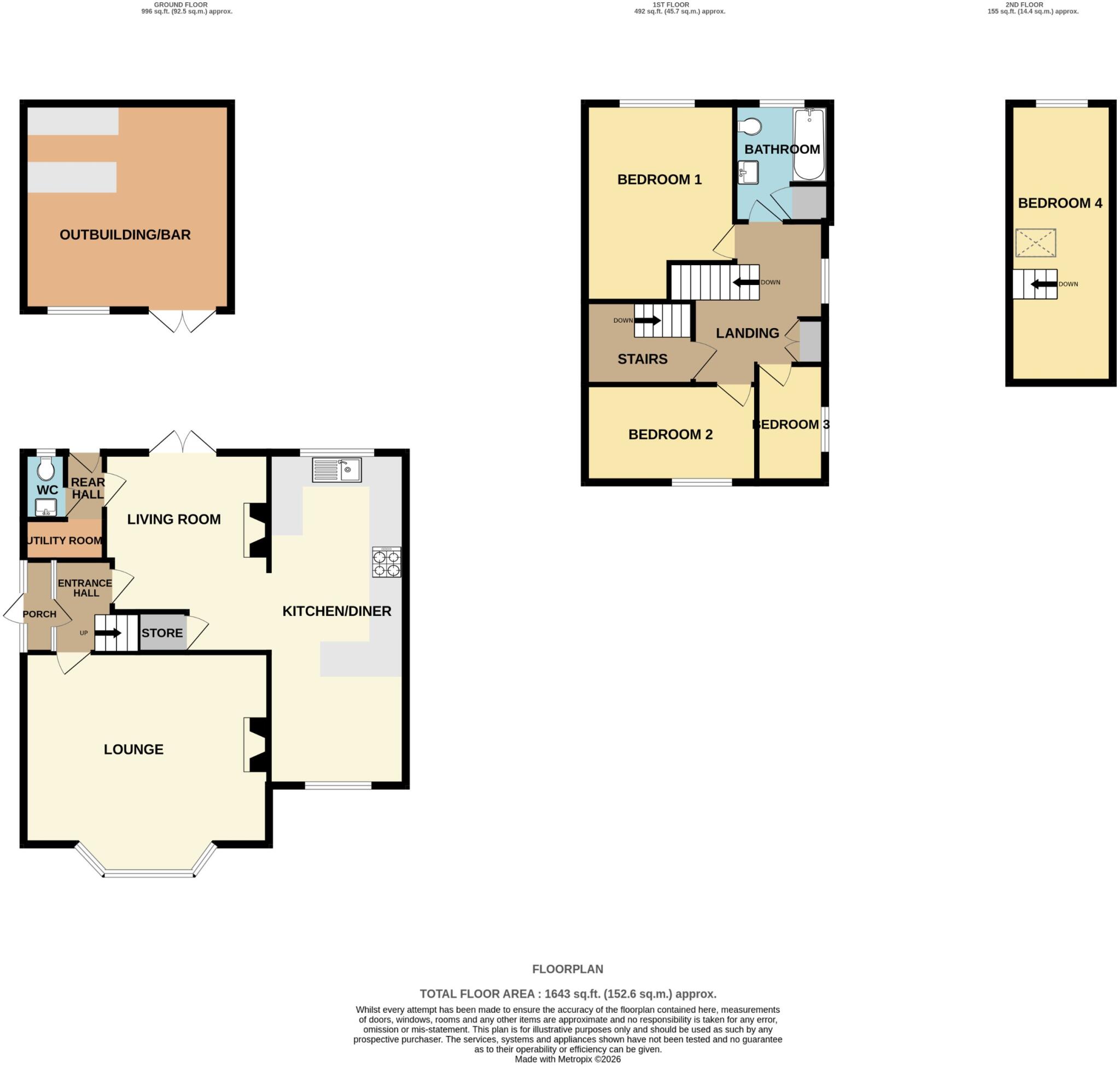 Burton Road, Lincoln, LN1 floorplan