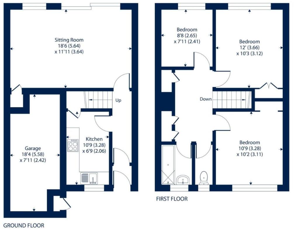 Chantry Lane, London Colney, AL2 floorplan