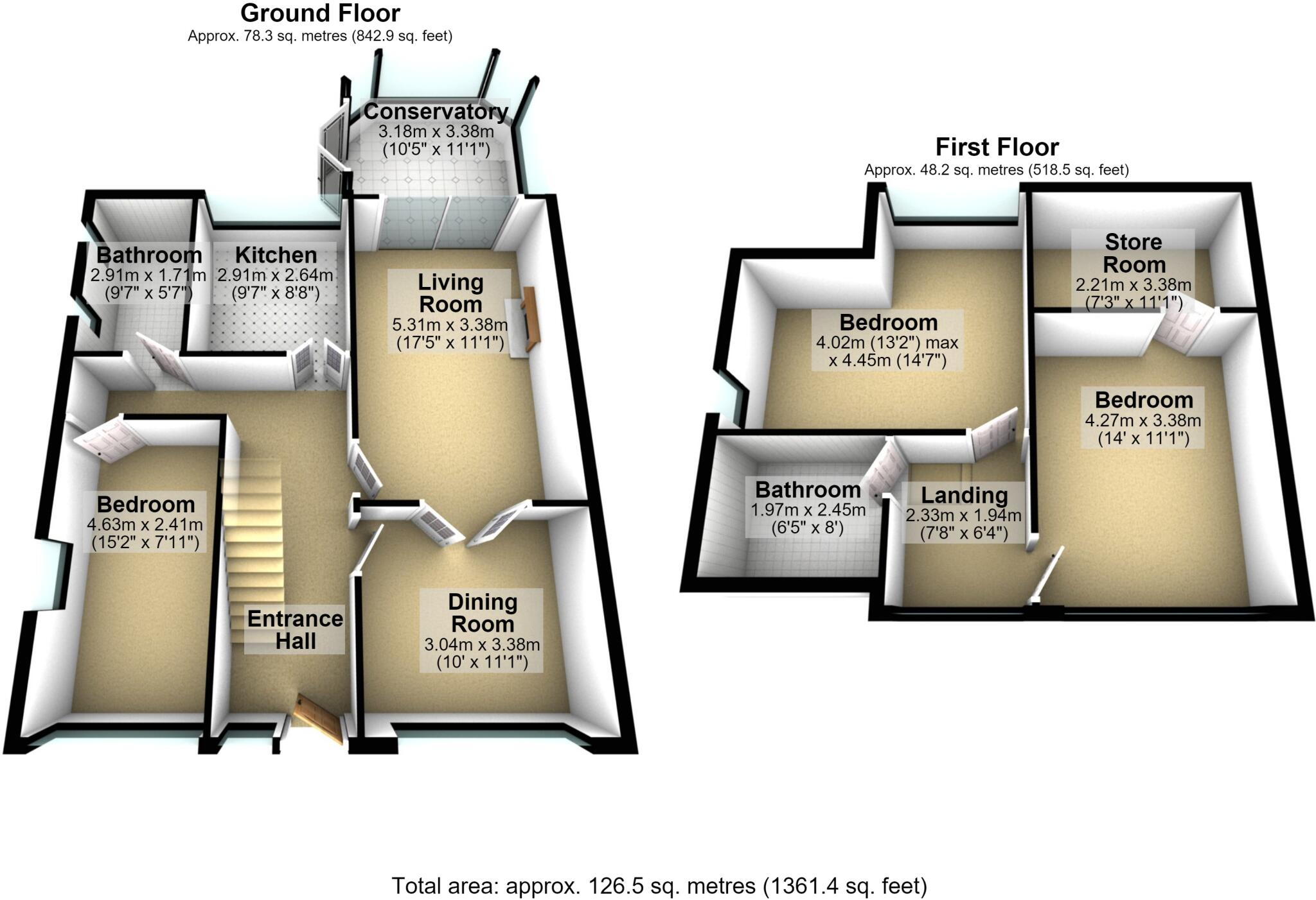 Clayfield Drive, Norden, Rochdale, OL11 floorplan