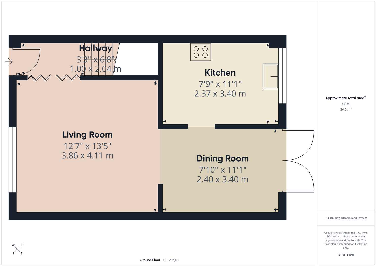 Woodwards, Broadfield, Crawley floorplan