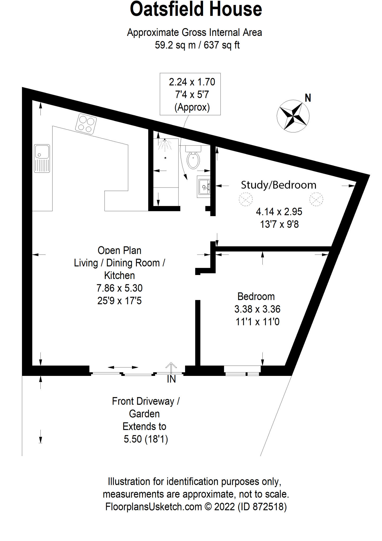 Sandy Lane North, Wallington, SM6 floorplan