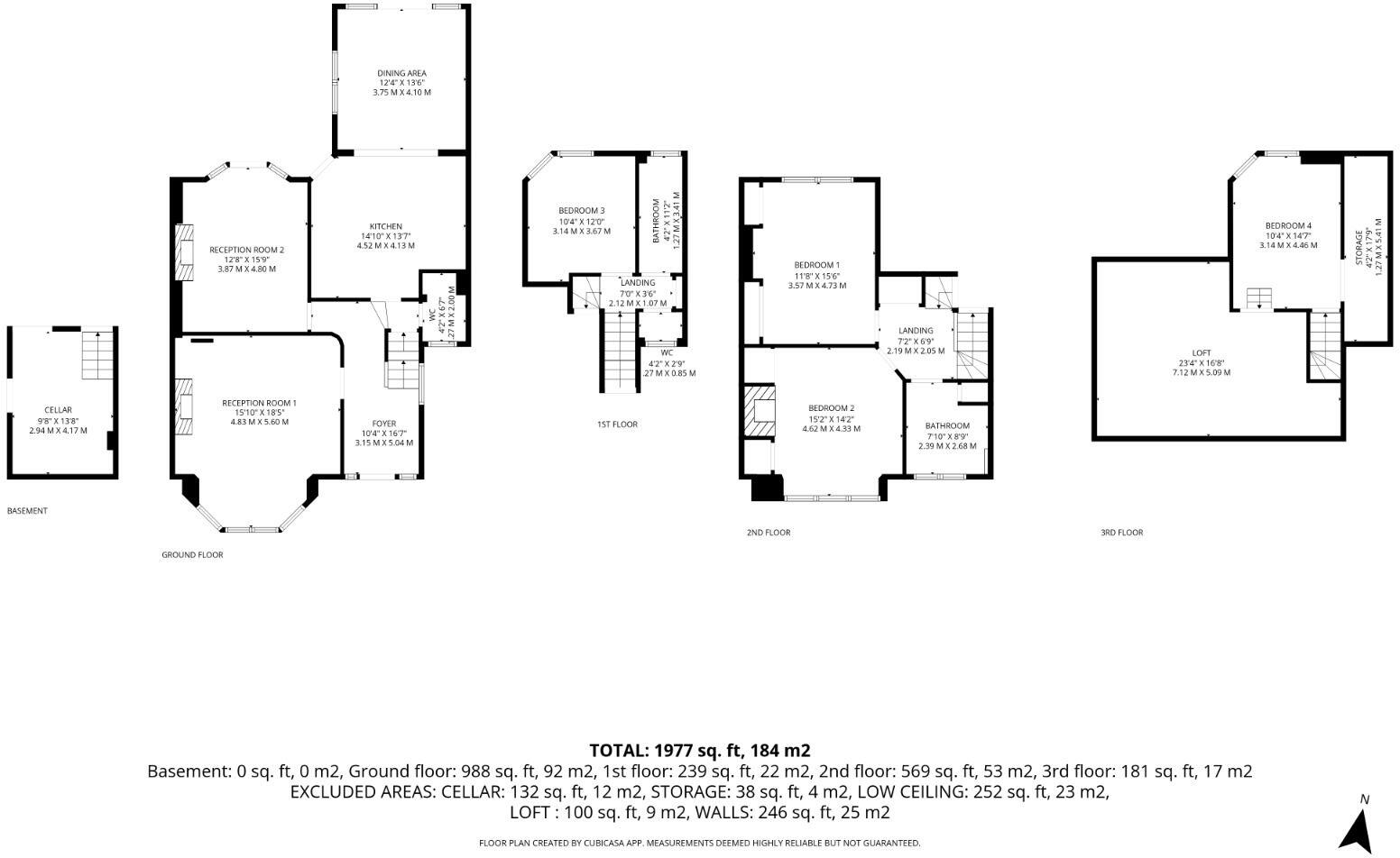 Cranley Gardens, N10 floorplan