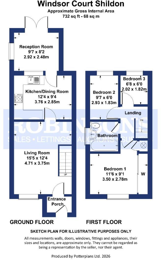 Windsor Court, Shildon floorplan