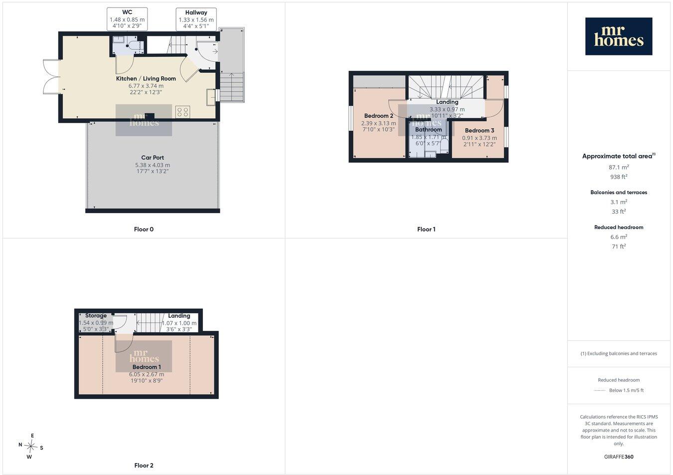 Rhodfa Gwernybwla, Creigiau, Cardiff, CF5 floorplan
