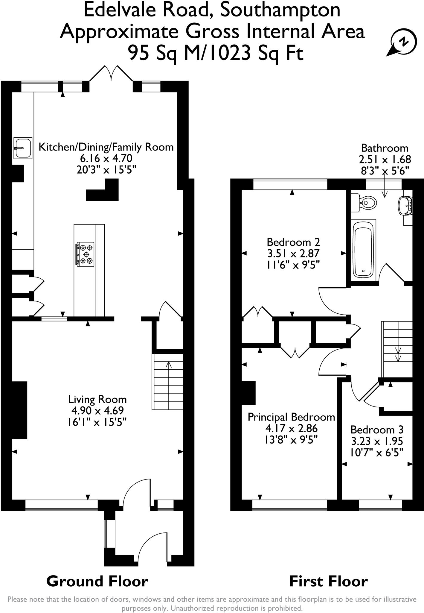 Edelvale Road, Southampton, SO18 floorplan