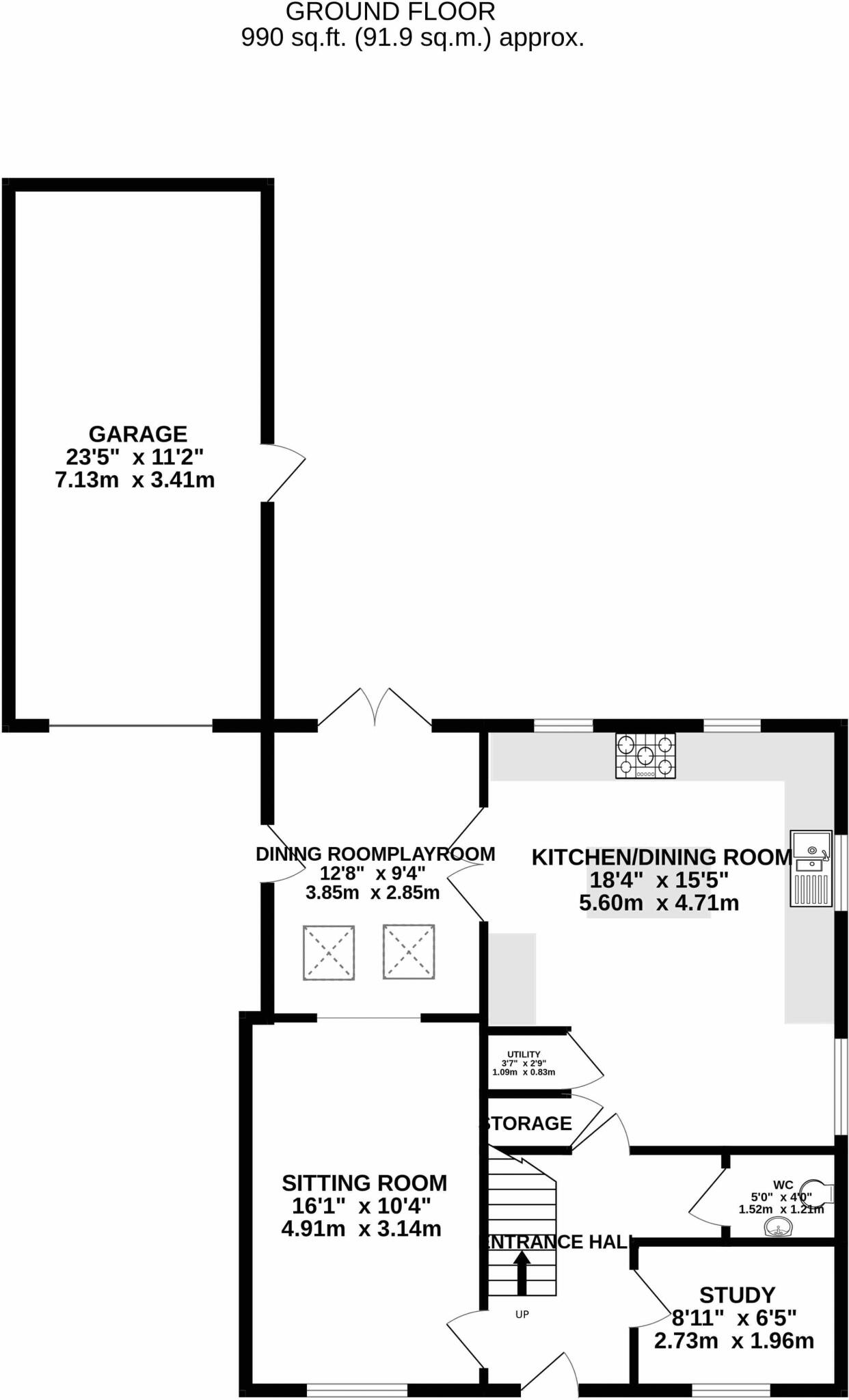 Woodside Avenue, Hutton - IMMACULATE, EXTENDED HOME floorplan