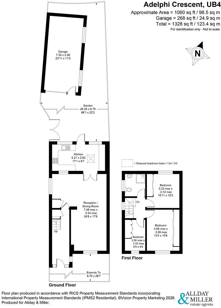 Adelphi Crescent, Hayes floorplan