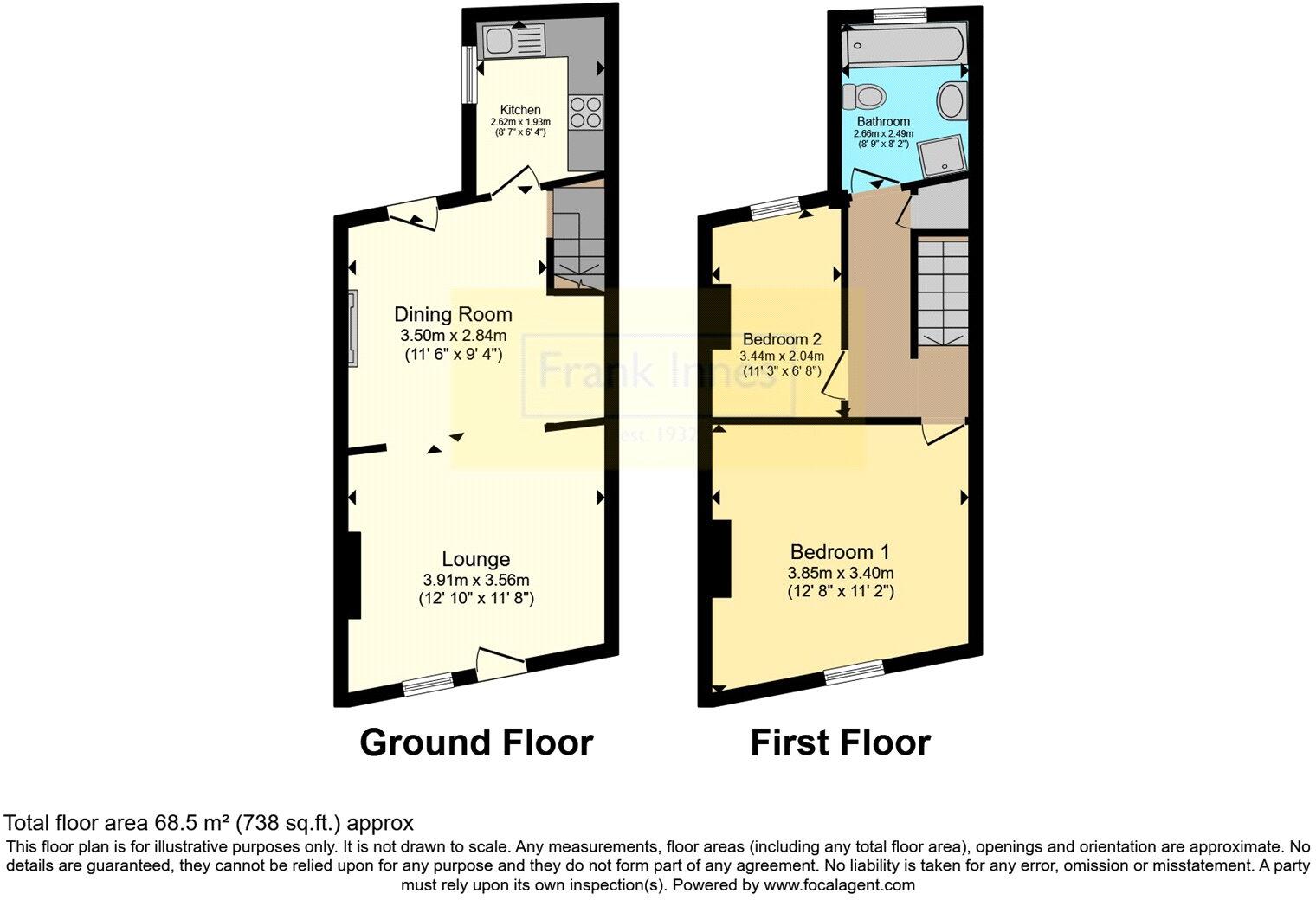Owen Street, Coalville, Leicestershire, LE67 floorplan