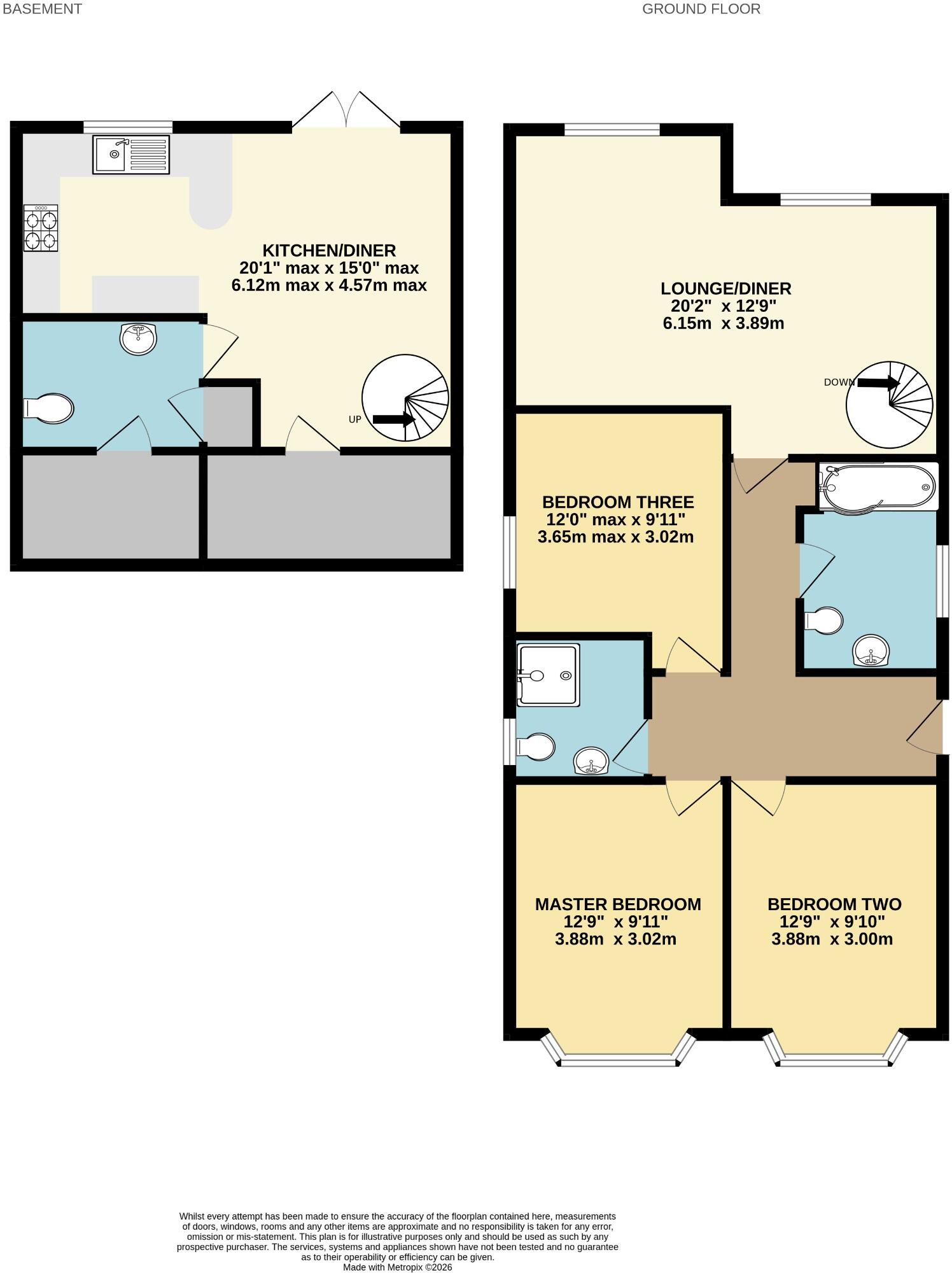 Bitterne! Double Garage! Off Road Parking For Three Cars! Cul-de-sac Location! floorplan