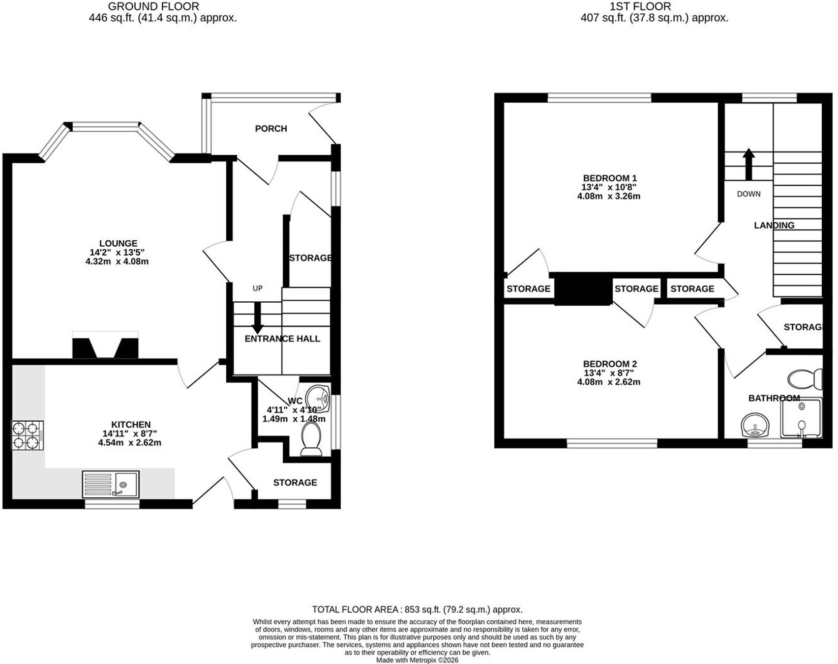 Ulverston Road, Chesterfield, S41 floorplan