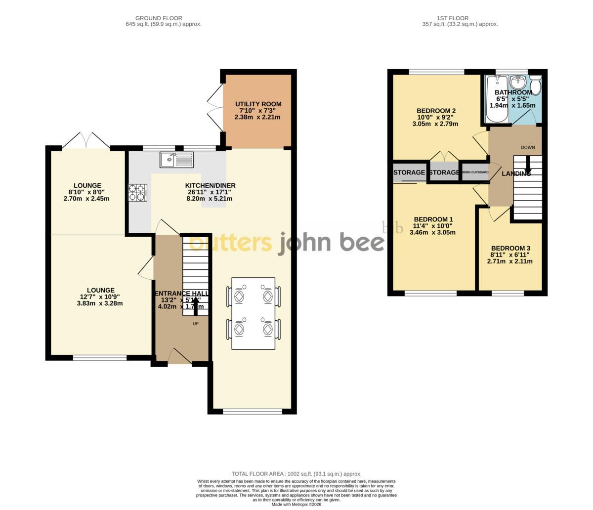 Longhurst Drive, Stafford, ST16 3RG floorplan