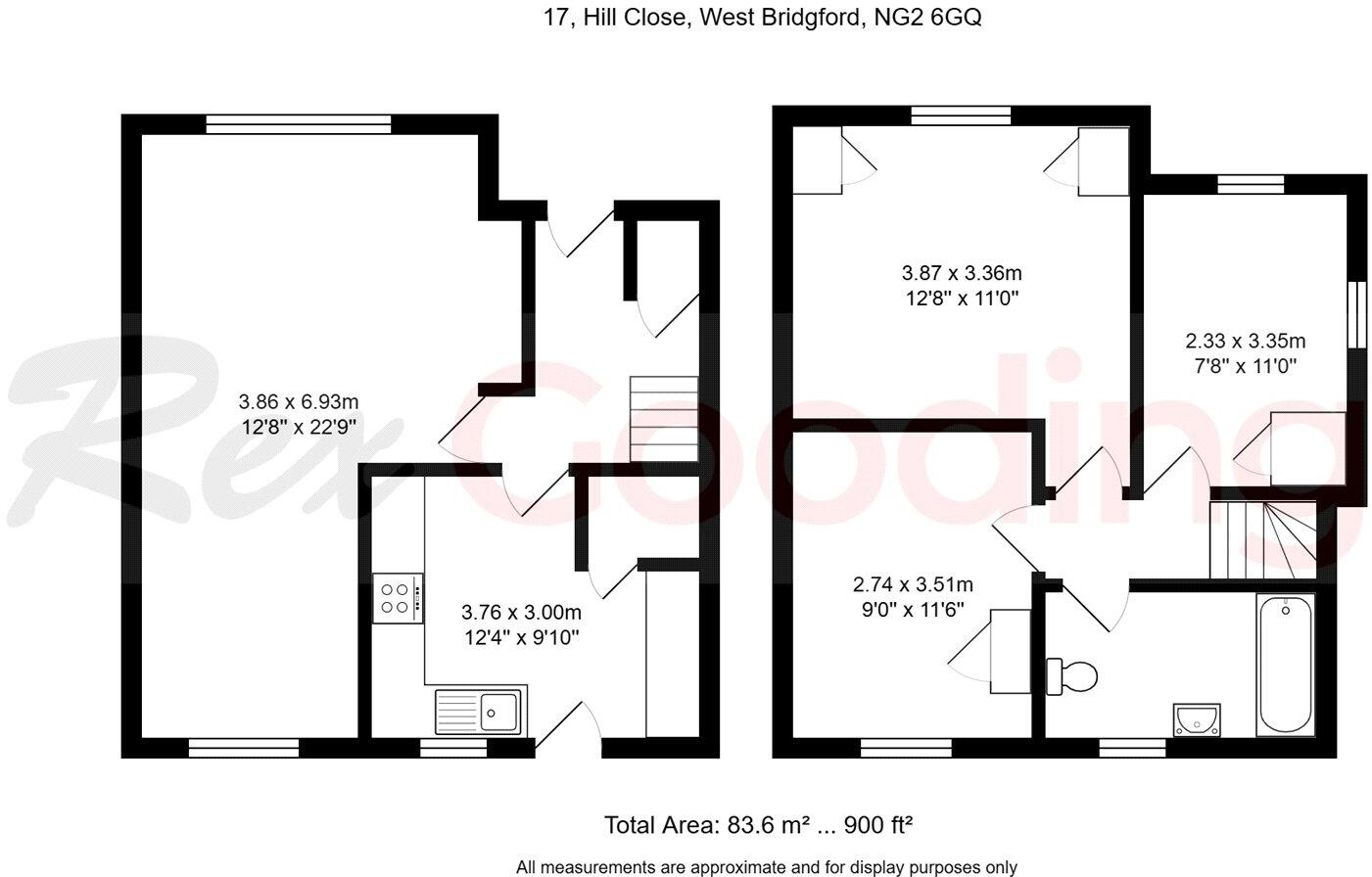Hill Close, West Bridgford, Nottingham, Nottinghamshire, NG2 floorplan