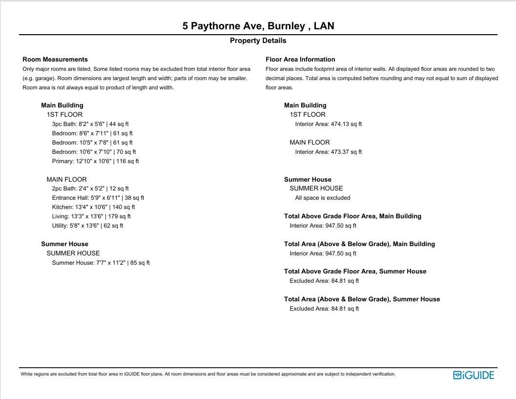 Paythorne Avenue, Burnley, Lancashire, BB10 floorplan