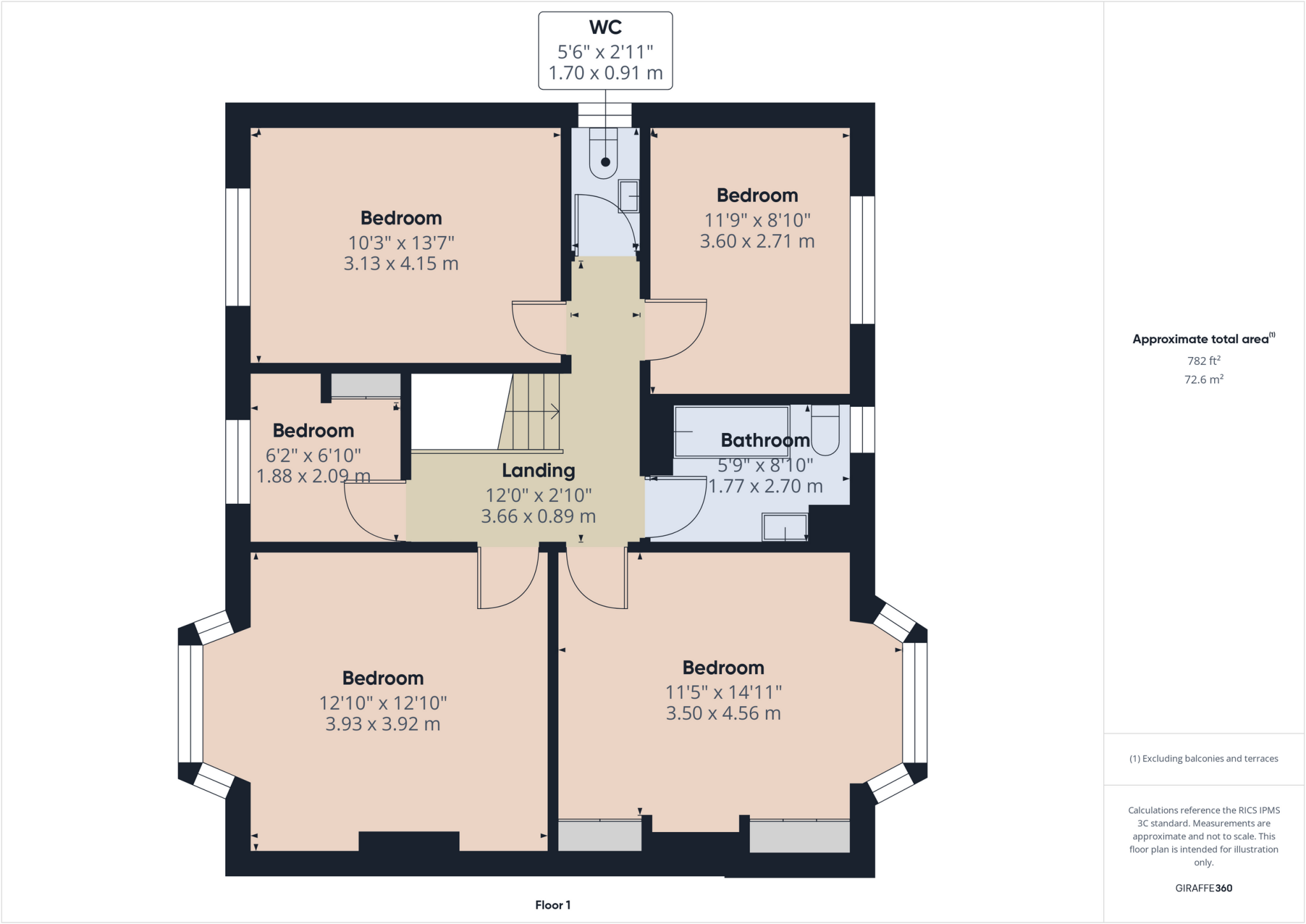 Stoney Lane, Spondon floorplan