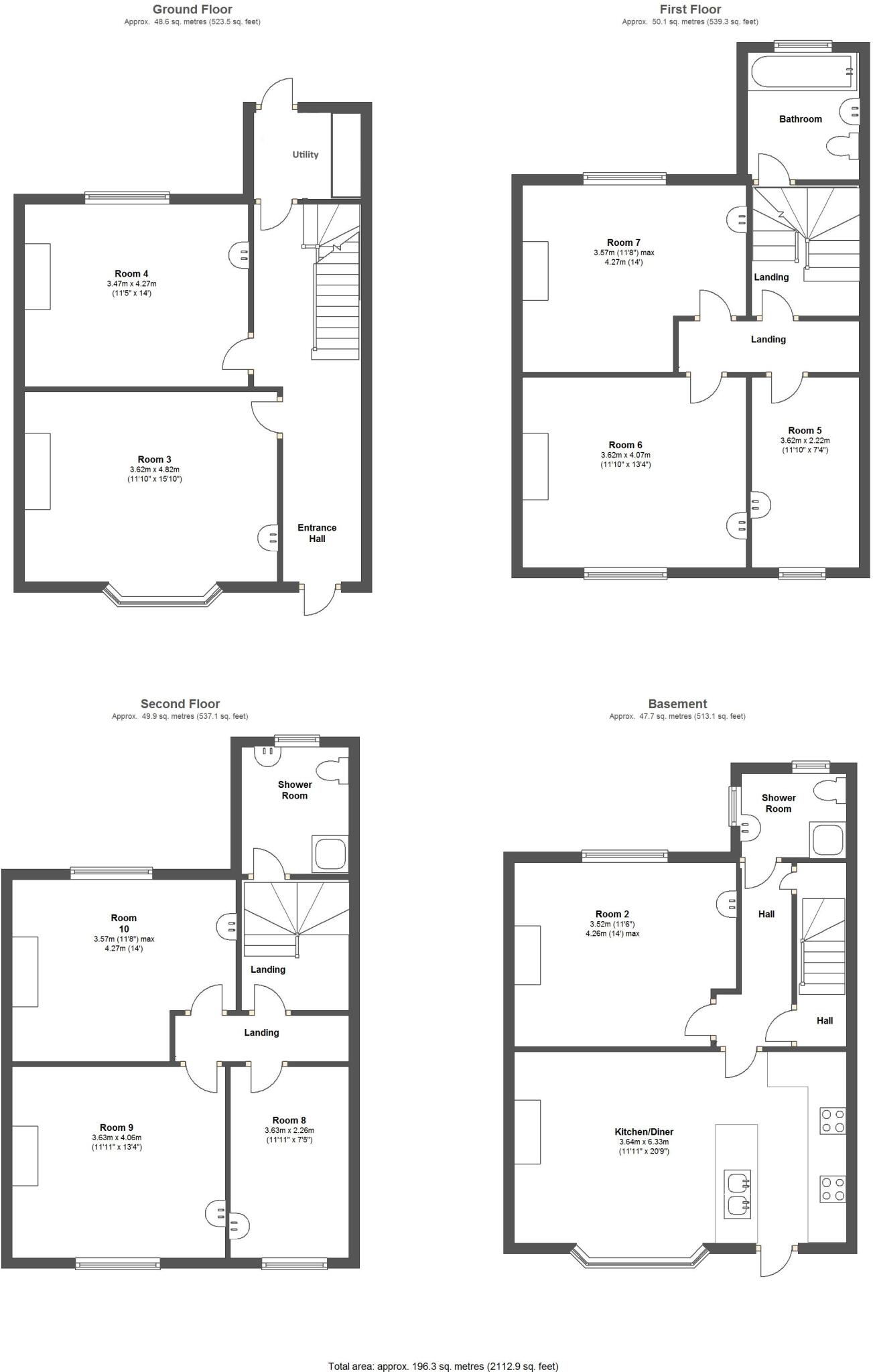 Bateman Street, Room , Cambridge, CB2 floorplan