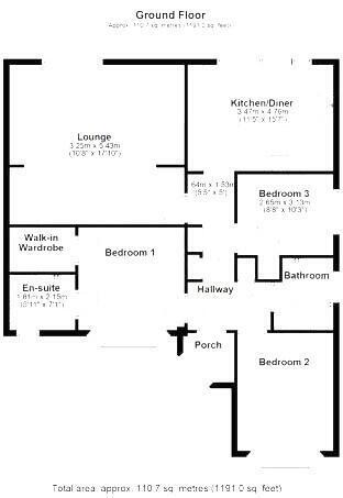 Oak Avenue, Crays Hill, Essex floorplan