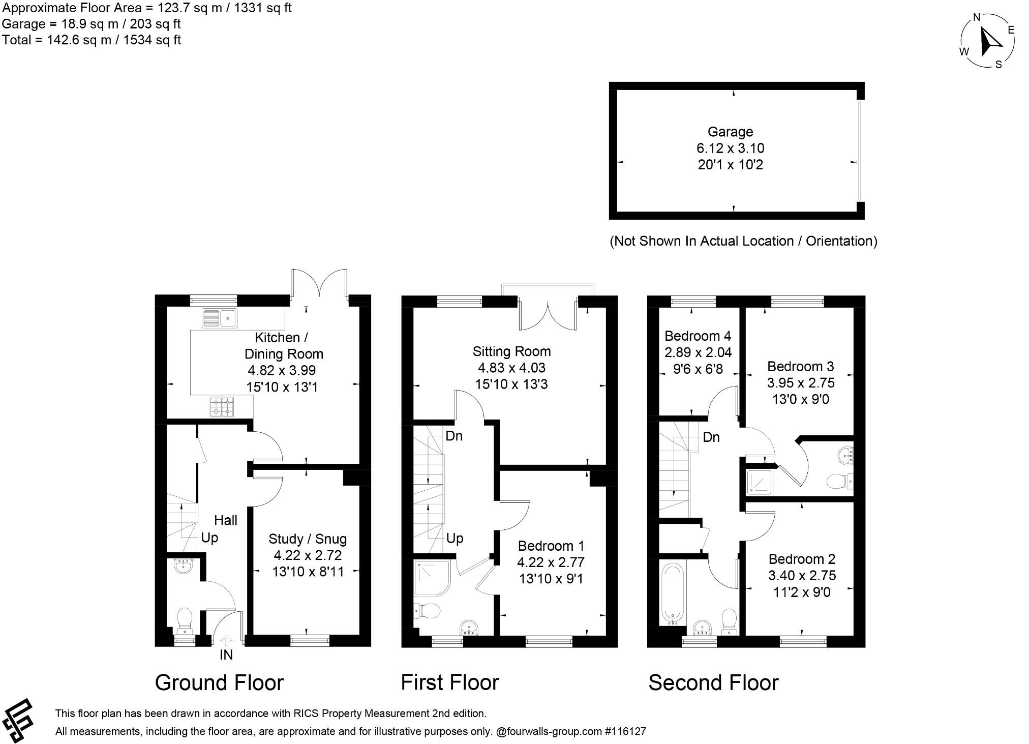 77, Amors Drove, Sherborne floorplan