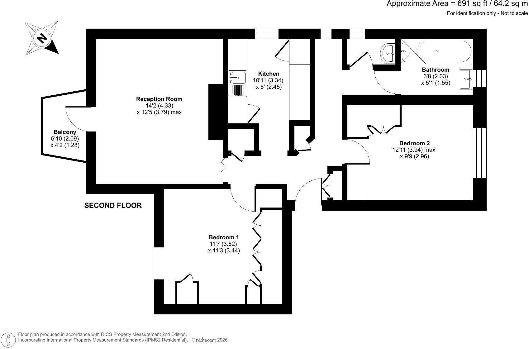 Kingswood Estate, Dulwich, London, SE21 floorplan