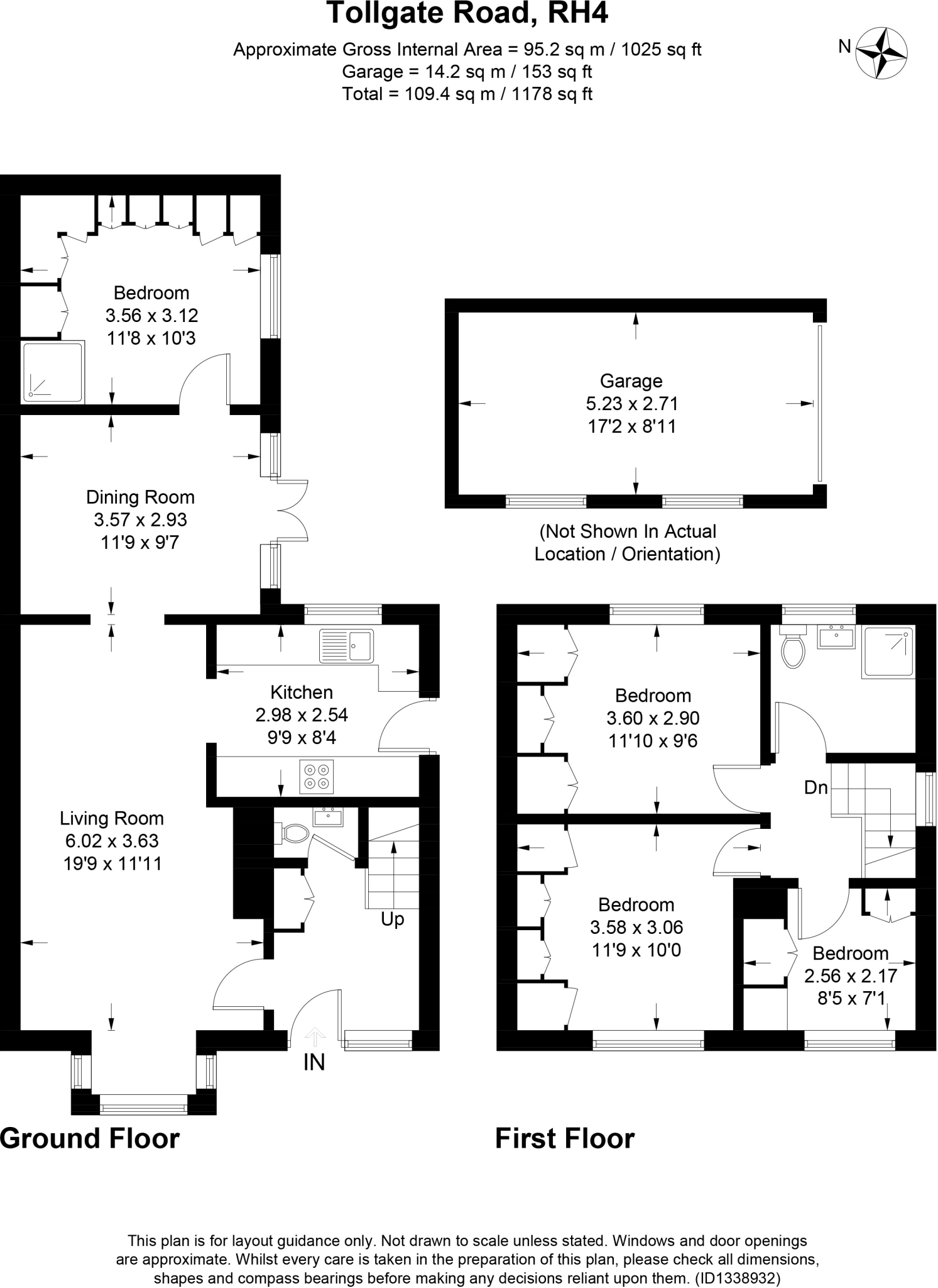 Tollgate Road, Dorking floorplan