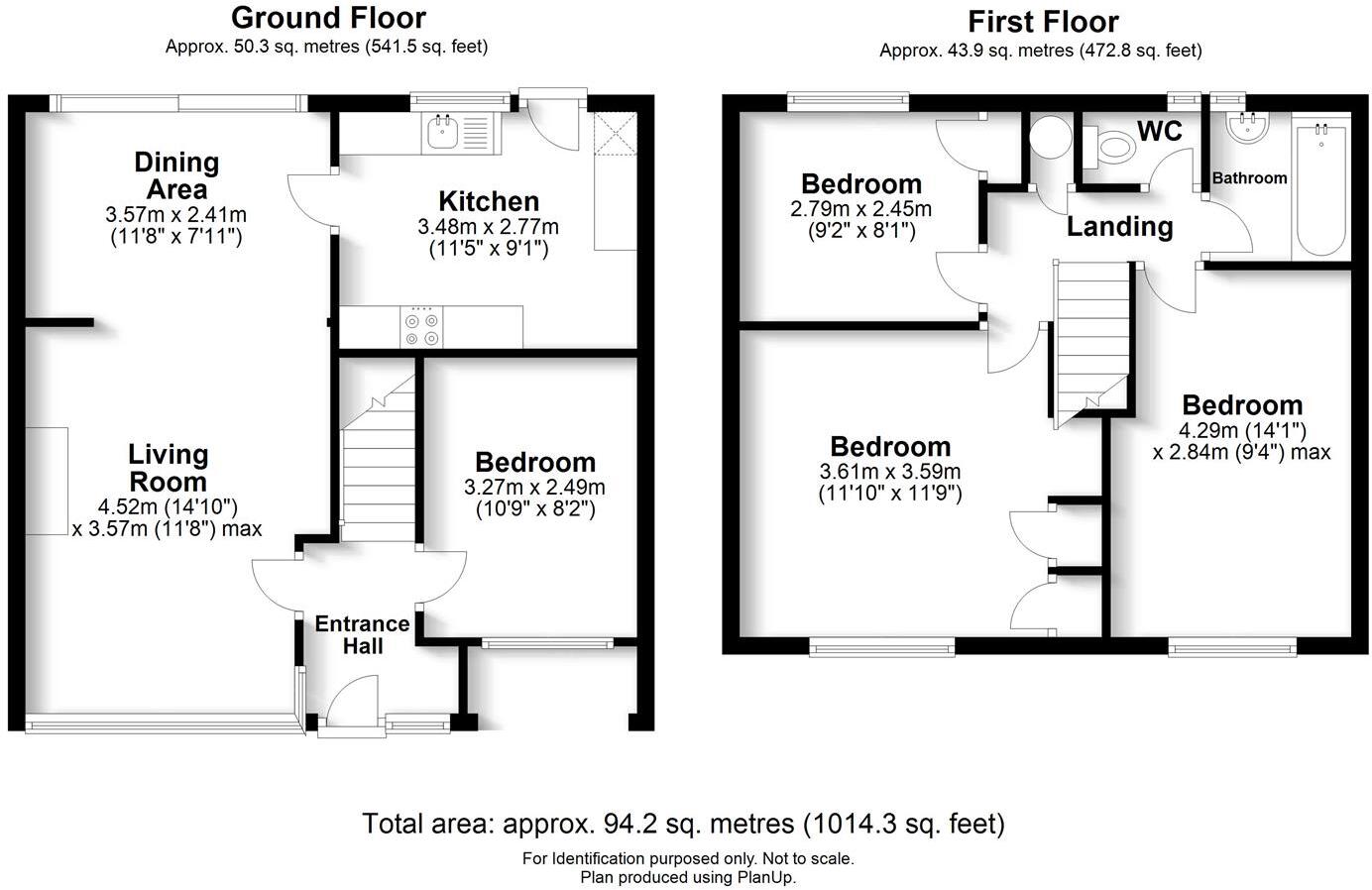 Bishops Rise, Hatfield floorplan