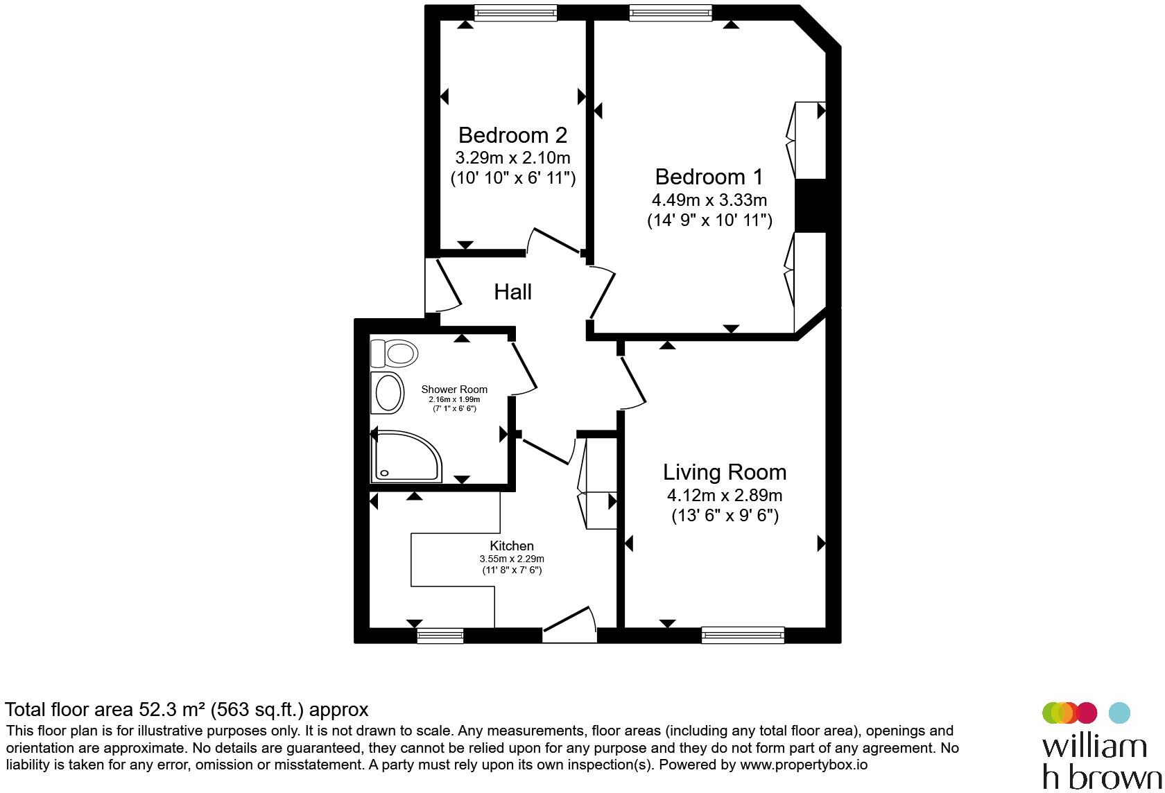 Weavers Court, Sudbury floorplan