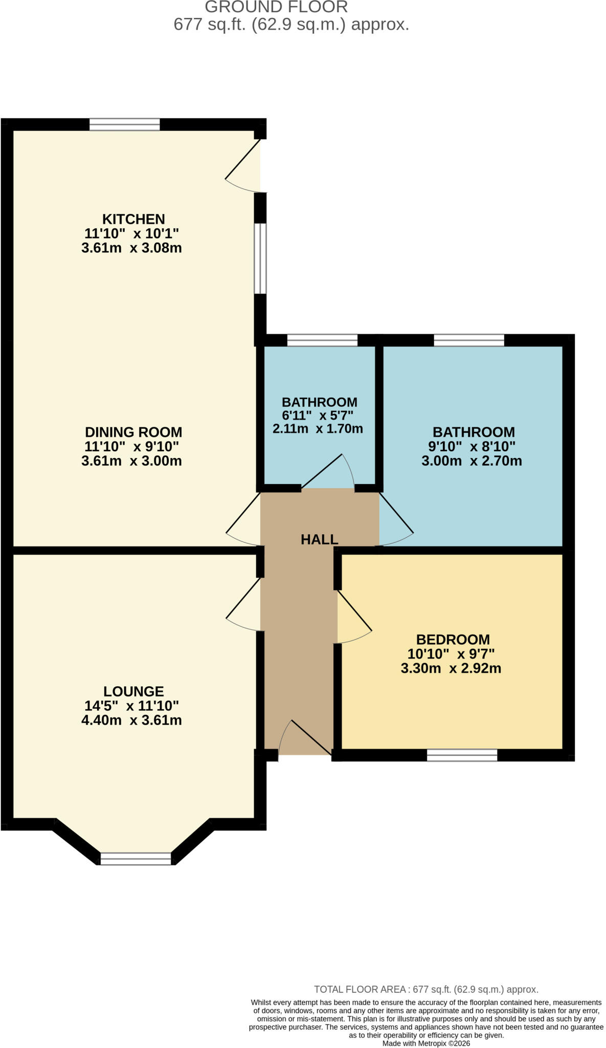Grasmere Terrace, Seaham, SR7 floorplan