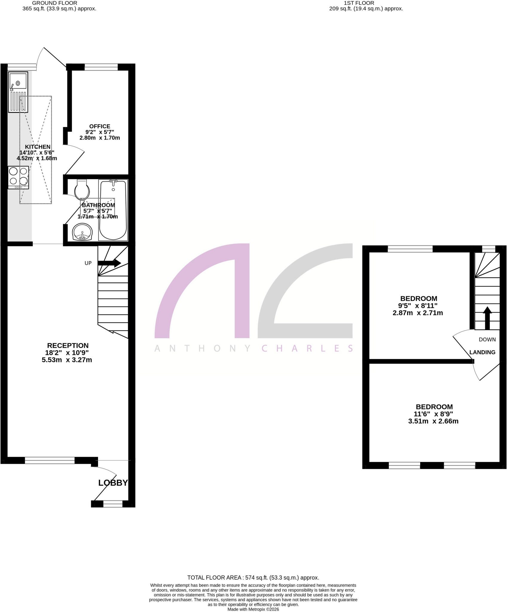 Moselle Avenue, London, N22 6EU floorplan