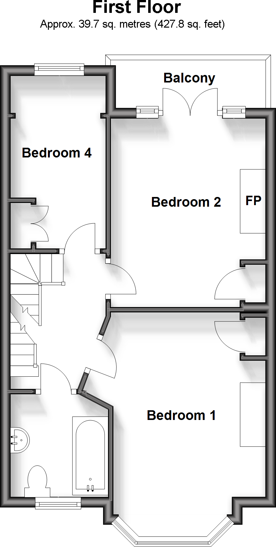 Cleve Terrace, Lewes, East Sussex floorplan