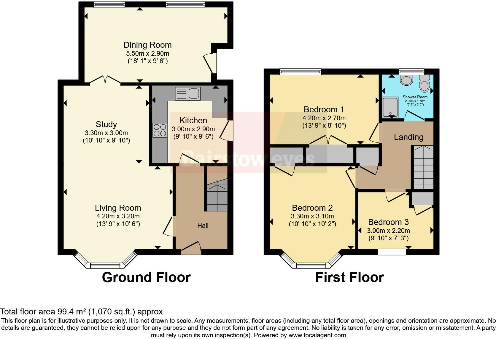 Cranfield Walk, Clifton, Nottingham, NG11 floorplan