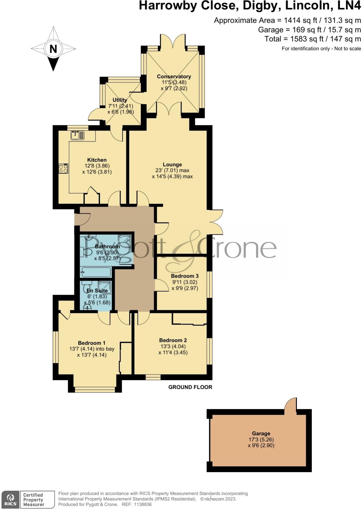 Harrowby Close, Digby, Lincoln, Lincolnshire, LN4 floorplan