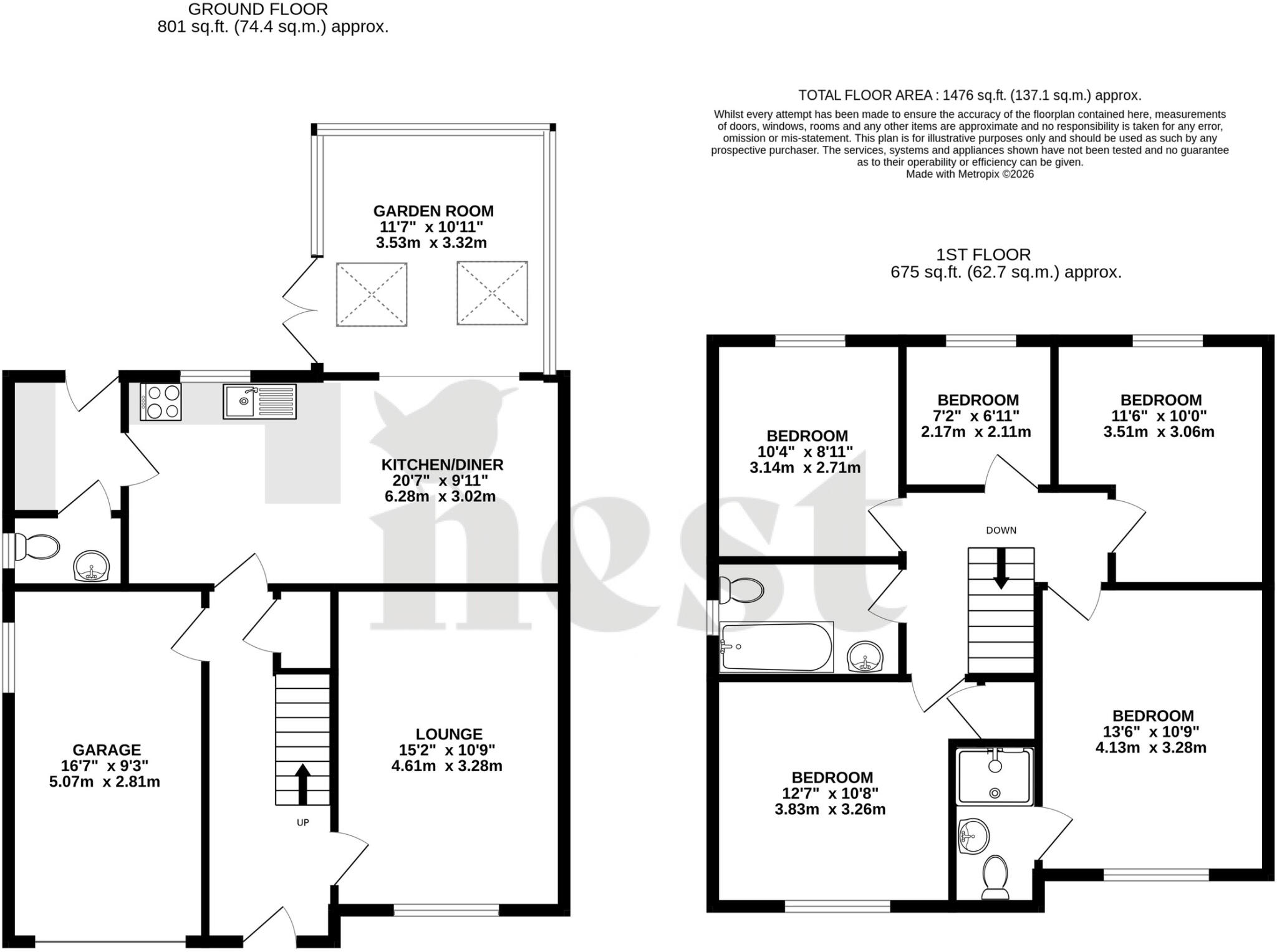 Desmond Rochford Way, Bishops Hull floorplan