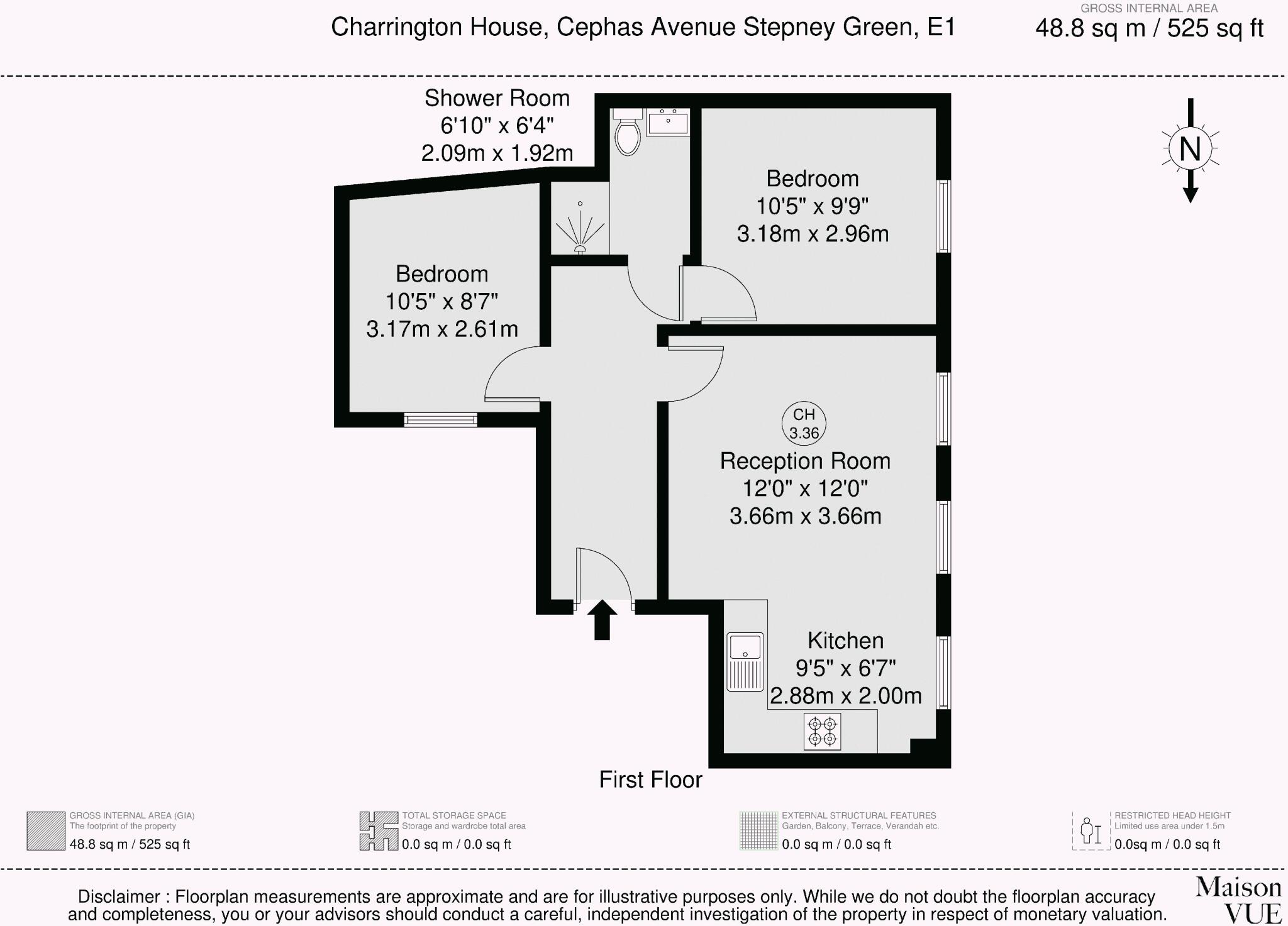 Charrington House,1 Cephas Avenue, London floorplan