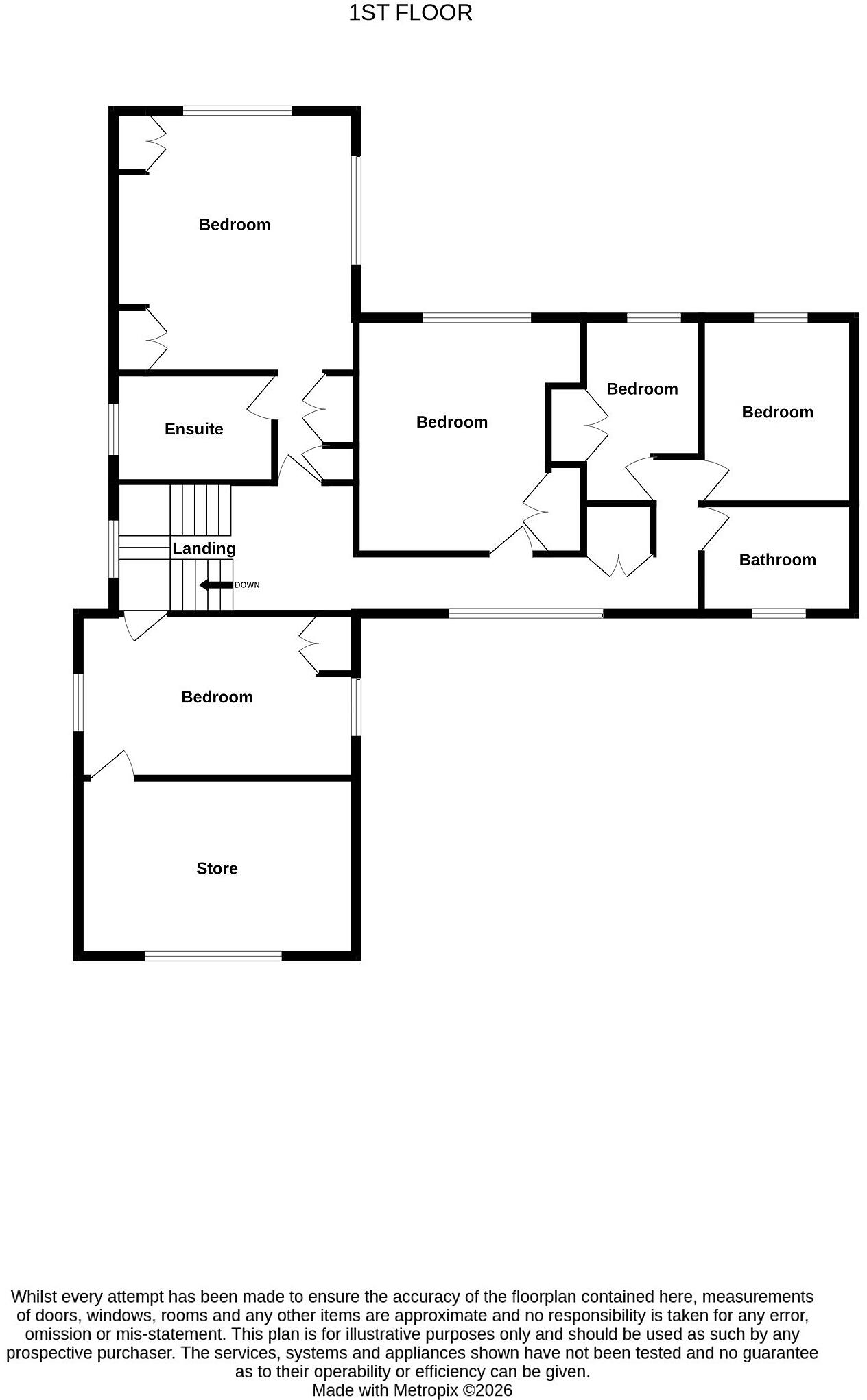 Overdale Croft, The Bailey, Skipton, BD23 1AS floorplan