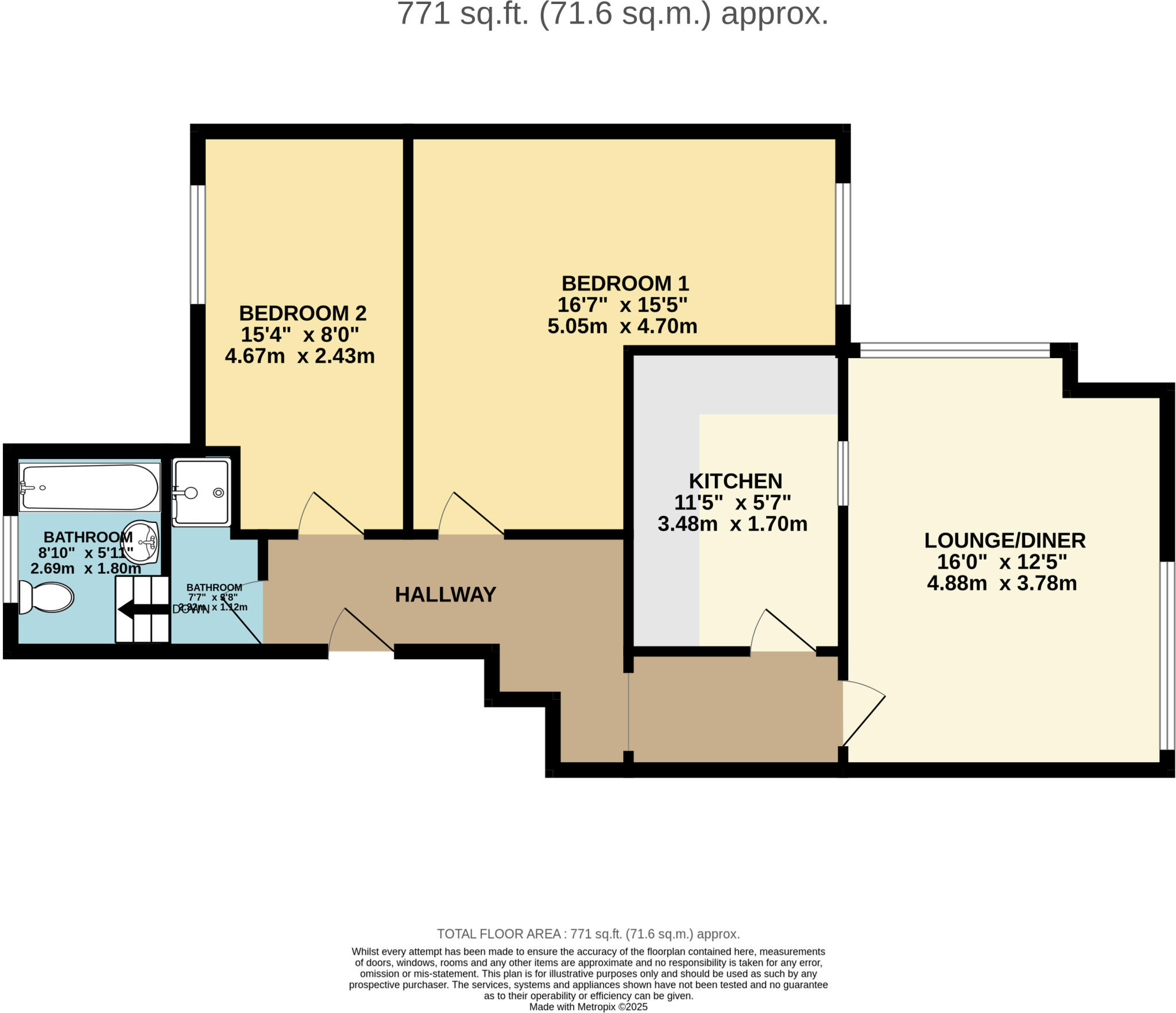 West Cliff Gardens, Bournemouth, BH2 floorplan