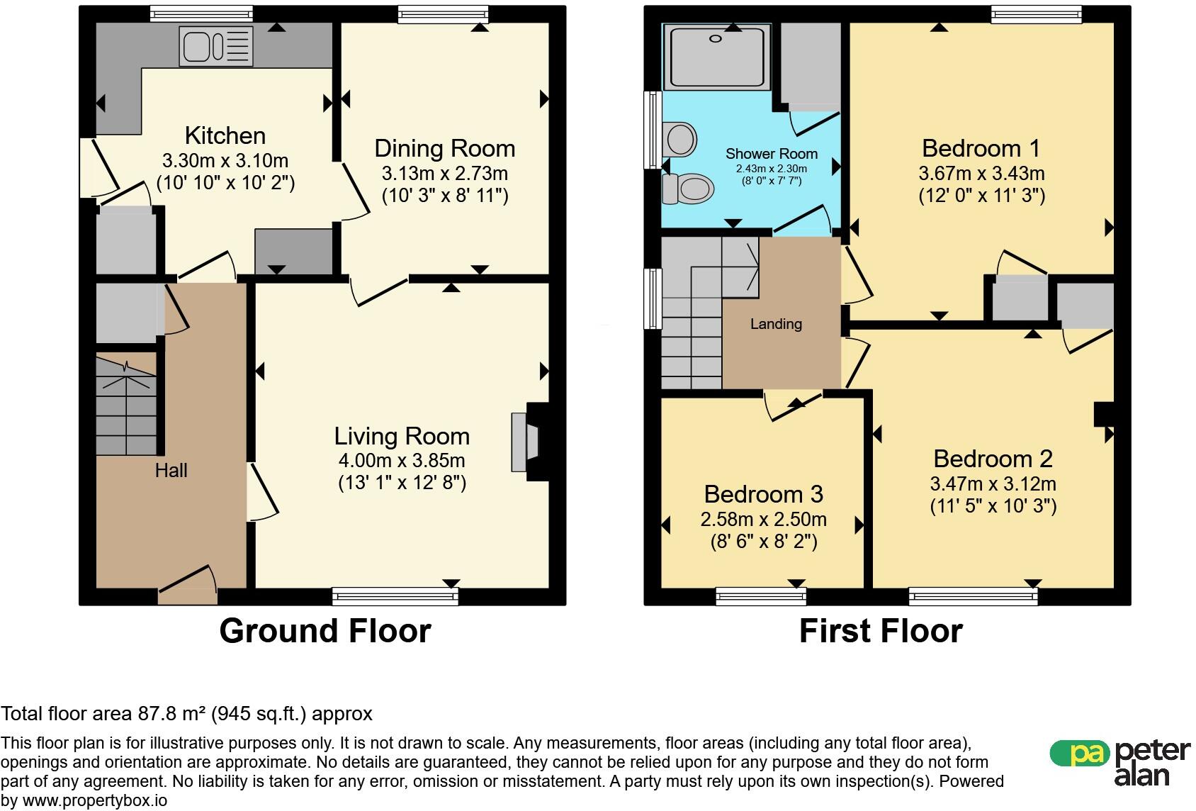 Penybryn, Merthyr Tydfil floorplan