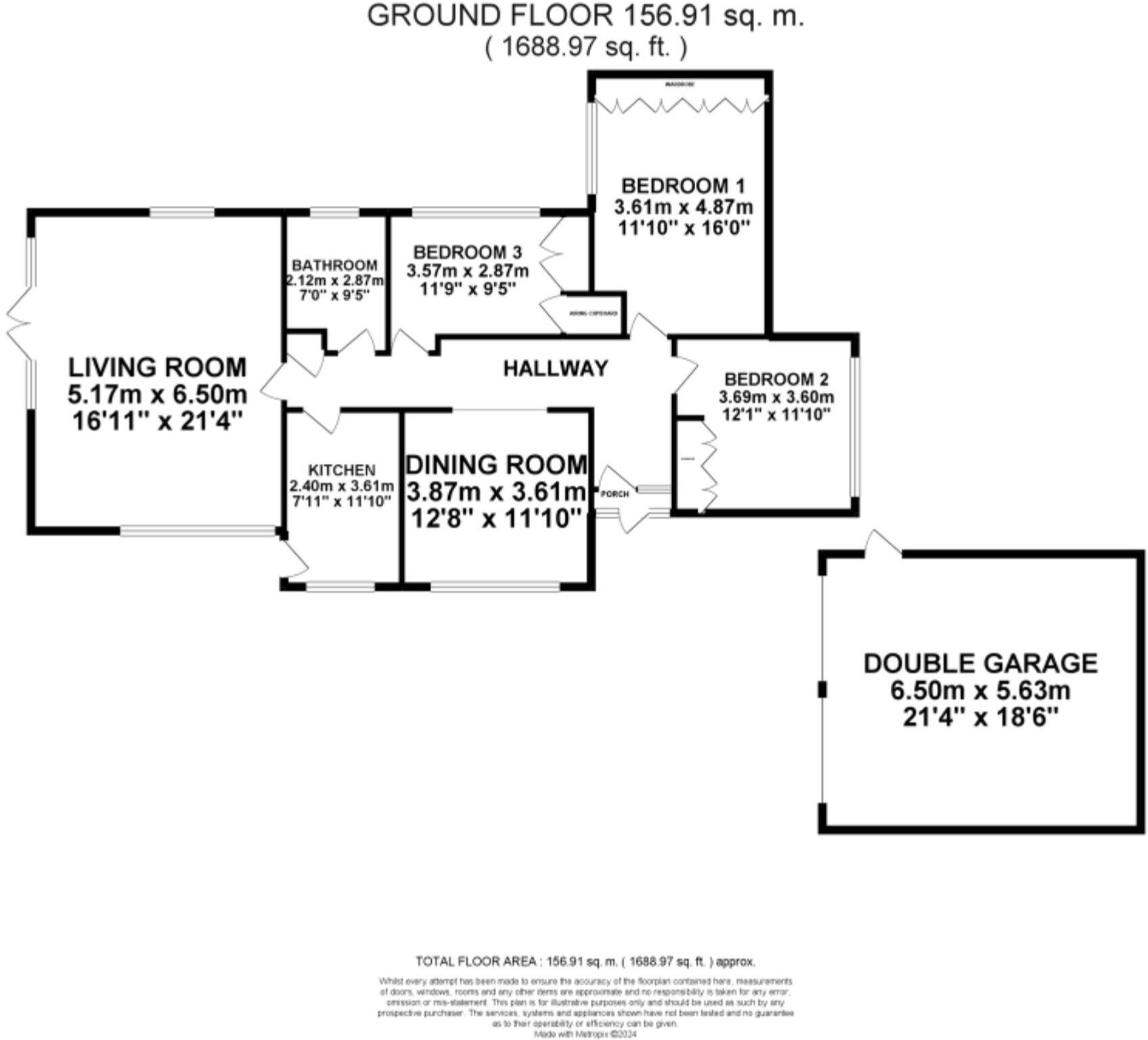 Rowan Lane, Ashley Heath, TF9 floorplan