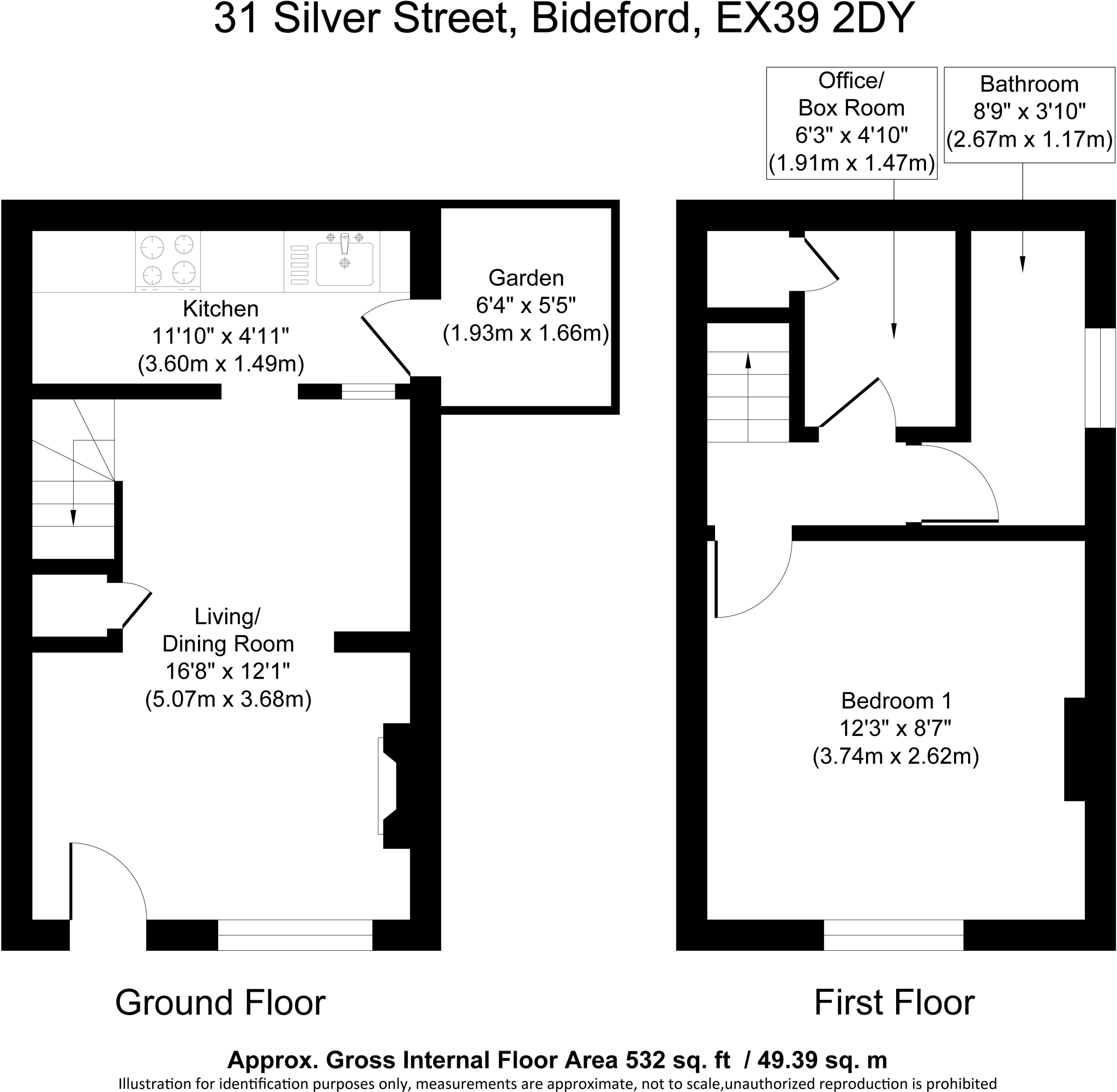 Silver Street, Bideford floorplan